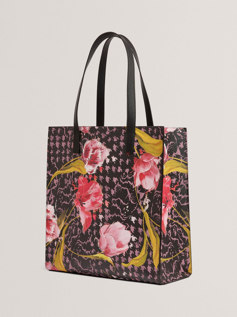 Ted Baker Tullsa large floral handbag, black - UK version
