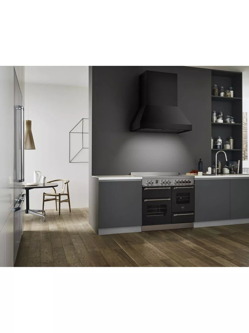 Bertazzoni chimney cooker hood 90cm matte black (British brand)