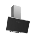 Bertazzoni chimney cooker hood 90cm black glass, imported from the UK