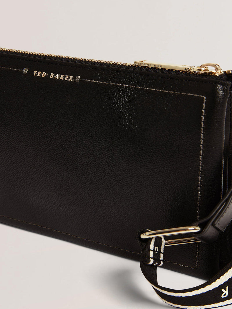 Ted Baker Larinda leather crossbody bag with adjustable strap - British product