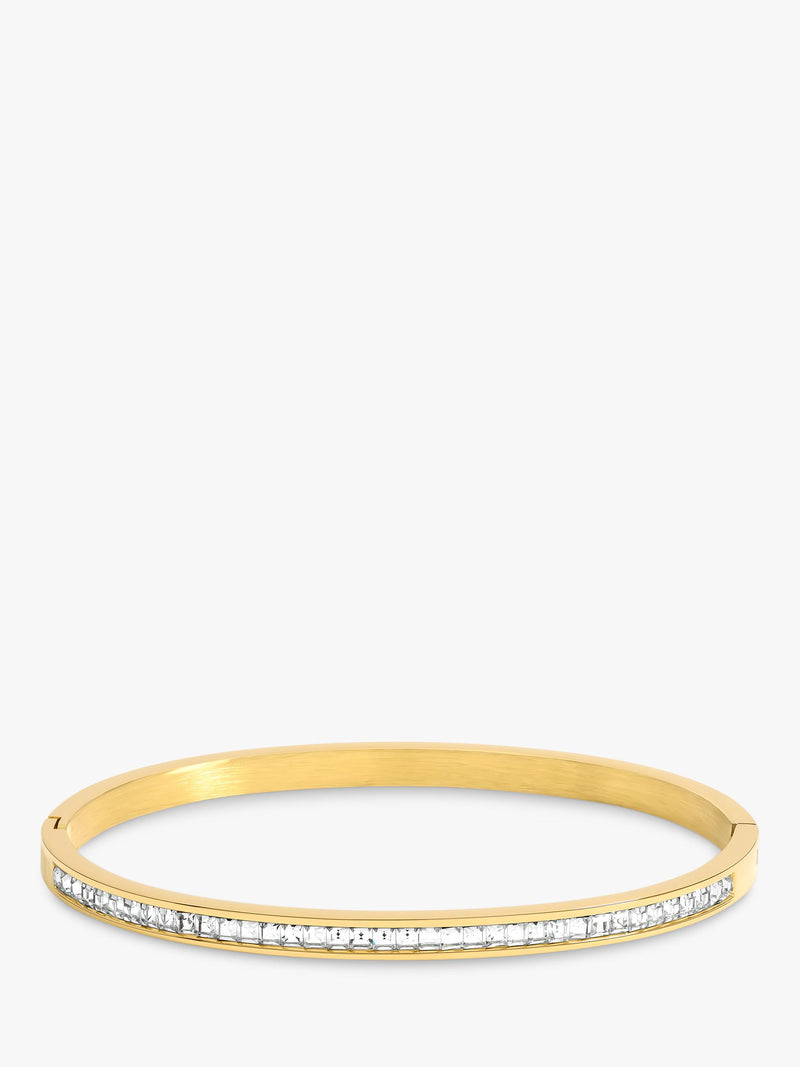 Jon Richard gold crystal bangle with waterproof technology, UK version