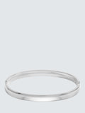 Jon Richard Waterproof Polished Bangle Silver