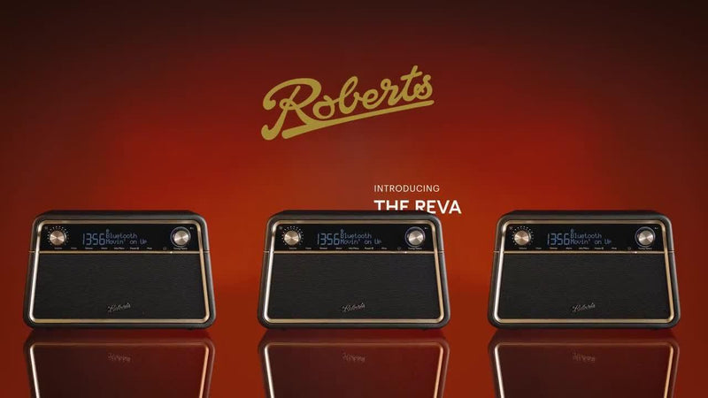 Roberts Reva DAB tabletop radio black - British product