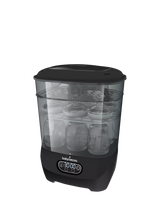 John Lewis Baby Brezza Baby Bottle Steriliser and Dryer, Black- Buy online at McGrocer