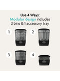 Baby Brezza baby bottle steriliser and dryer Black - British product