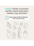 Baby Brezza baby bottle steriliser and dryer Black - British product