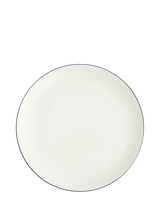 John Lewis Wedgwood Gio Blue Line Bone China Dinner Plate, 28cm- Buy online at McGrocer