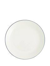 John Lewis Wedgwood Gio Blue Line Bone China Side Plate, 24cm- Buy online at McGrocer