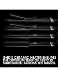 ghd Chronos Curve Max Wand 38mm hair curler, imported from the UK