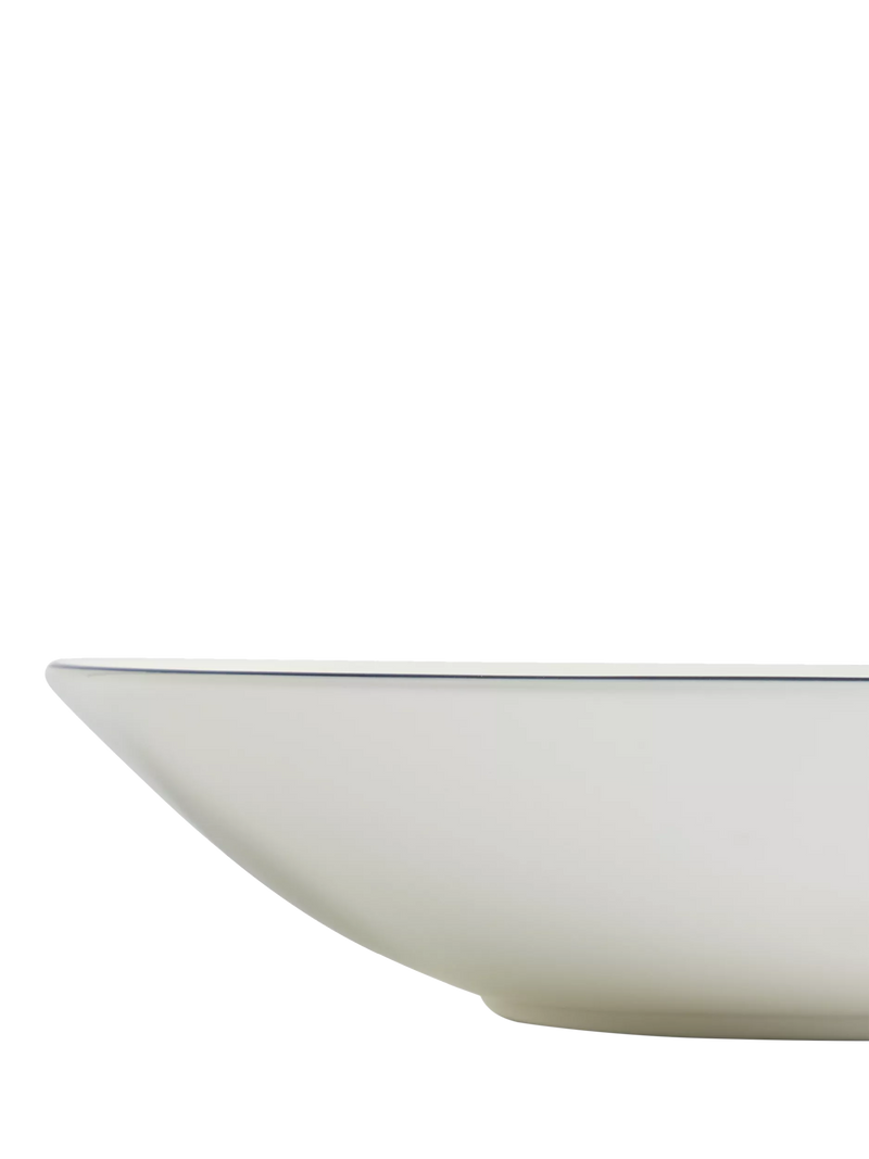 Wedgwood Gio Blue Line bone china pasta bowl 23cm, UK version