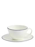 Wedgwood Gio Blue bone china tea cup and saucer 290ml - British product
