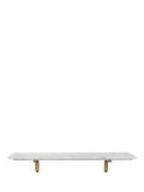 John Lewis Swoon Jackman Marble Wall Shelf in White- Buy online at McGrocer