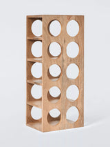 John Lewis John Lewis 10 Bottle Wine Rack, FSC-Certified Mango Wood- Buy online at McGrocer