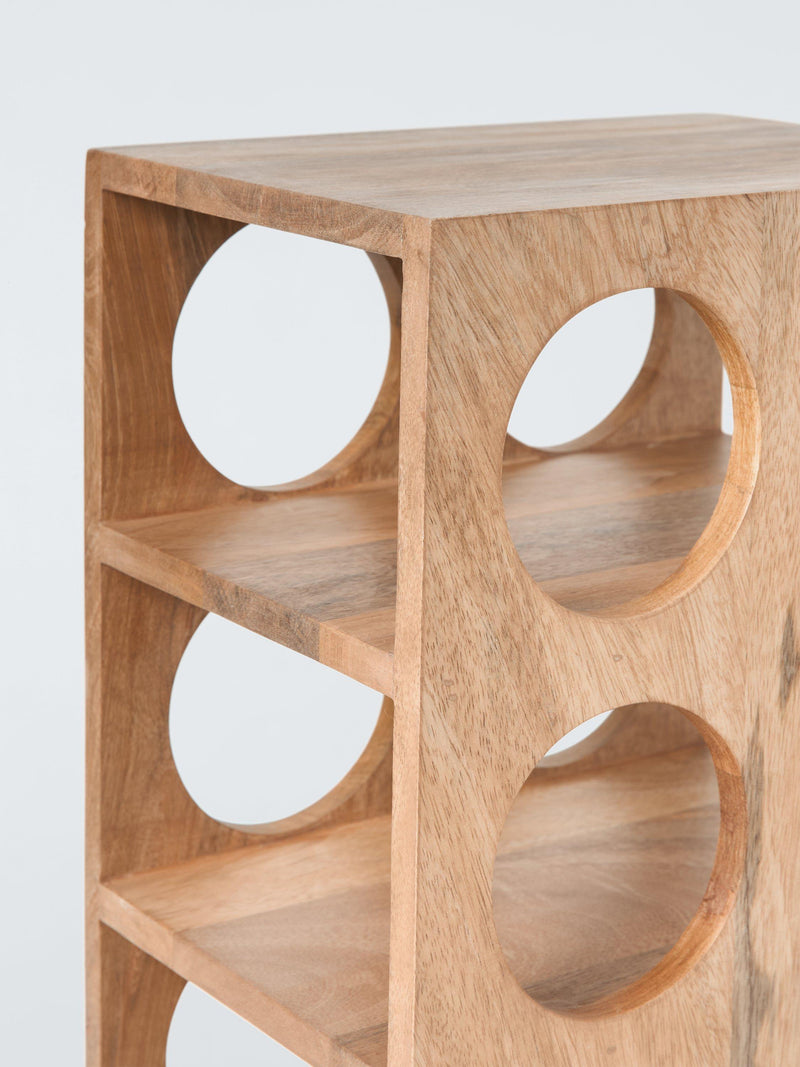 John Lewis wine rack 10 bottle FSC-certified mango wood, UK version