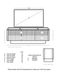 Swoon Hampstead dark brown media unit - British product