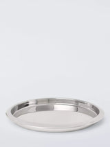 John Lewis John Lewis Round Stainless Steel Bar Tray, Silver- Buy online at McGrocer