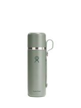 John Lewis Hydro Flask Double Wall Vacuum Insulated Stainless Steel Wide Mouth Hot Flask & Cup 795ml Agave- Buy online at McGrocer