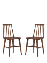 John Lewis Swoon Ollie Dining Chair Set of 2 Dark Brown- Buy online at McGrocer