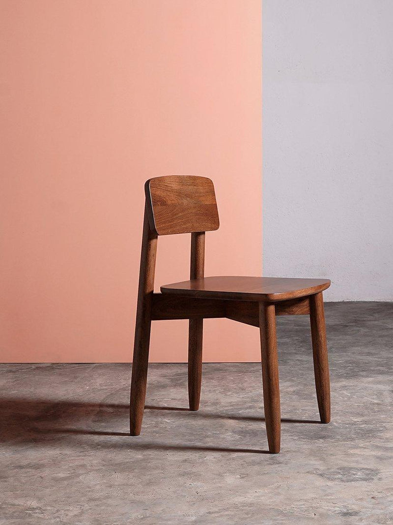 Swoon Southwark dark brown dining chair mango wood - British product