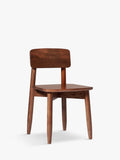 Swoon Southwark dark brown dining chair mango wood - British product