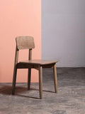 Swoon Southwark dining chair in natural oak stain, imported from the UK