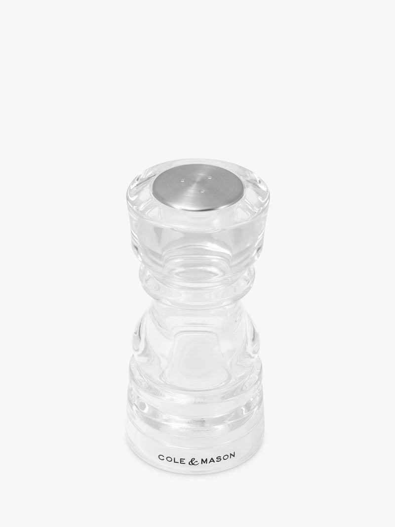 Cole & Mason acrylic salt pepper mill set, UK version