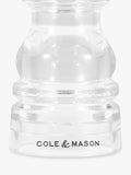 Cole & Mason acrylic salt pepper mill set, UK version