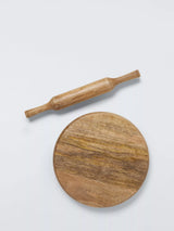 John Lewis John Lewis Roti Board & Rolling Pin Set, FSC-Certified Mango Wood- Buy online at McGrocer