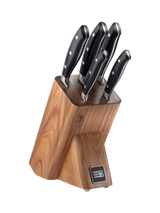 John Lewis Taylor's Eye Witness Kingston Acacia Wood Filled Knife Block Set, 5 Piece- Buy online at McGrocer