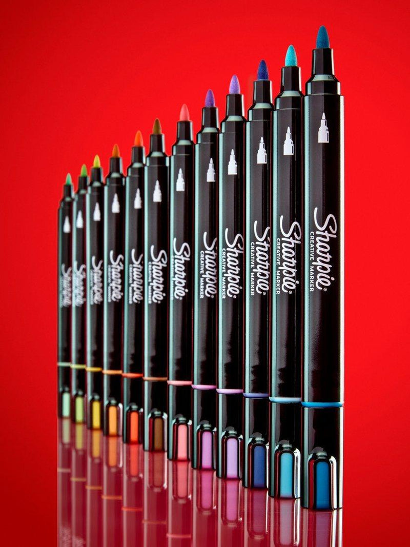 Sharpie marker pens Earth Tones pack of 12 - British product
