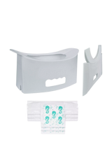 John Lewis Potette Fold N Go Potty, Grey- Buy online at McGrocer