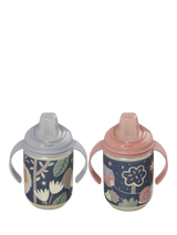 John Lewis Glow in the Dark Easy Sipper Cup with Non-Spill Straw, 350ml, Pack of 2- Buy online at McGrocer