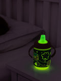 Vital Baby glow in the dark sipper cup with non-spill straw, 350ml pack of 2 (British brand)