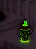 Vital Baby glow in the dark sipper cup with non-spill straw, 350ml pack of 2 (British brand)