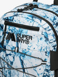 Superdry Outdoor Marble Backpack Blue, imported from the UK