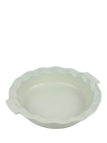 Peugeot stoneware round pie dish 30cm sage green - British product