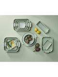 Peugeot stoneware round pie dish 30cm sage green - British product