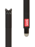 Legami cat erasable pen black ink, imported from the UK