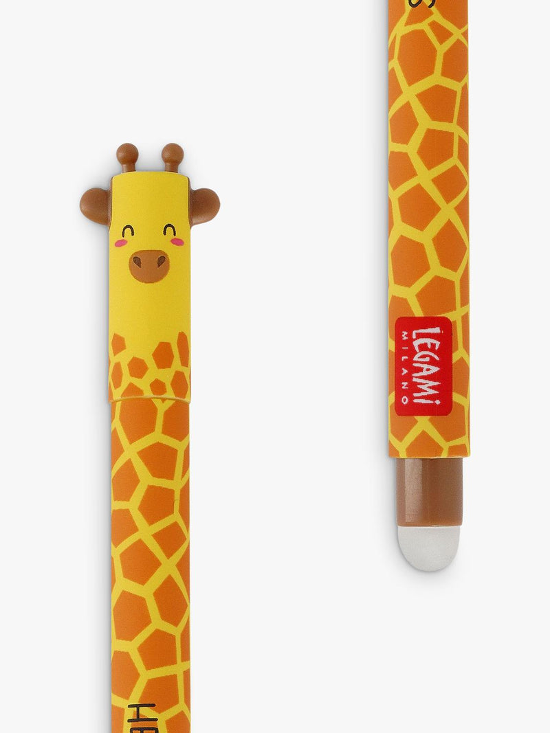 Legami Giraffe erasable pen black 0.7mm (British brand)