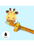 Legami Giraffe erasable pen black 0.7mm (British brand)