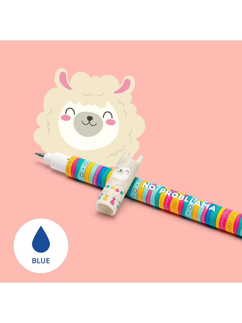 Legami Llama erasable pen blue ink, imported from the UK