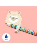 Legami Llama erasable pen blue ink, imported from the UK
