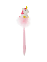 John Lewis Legami Unicorn Light Up Ballpoint Pen, Pink- Buy online at McGrocer