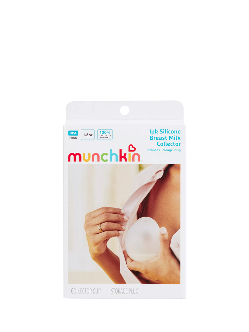Munchkin silicone breast milk collector cups and storage plugs - British product