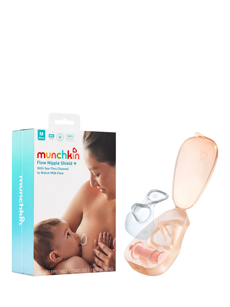 Munchkin Flow Nipple Shield+ 20mm (British brand)