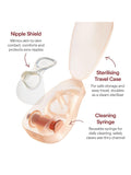 Munchkin Flow Nipple Shield 24mm silicone breastfeeding - British product