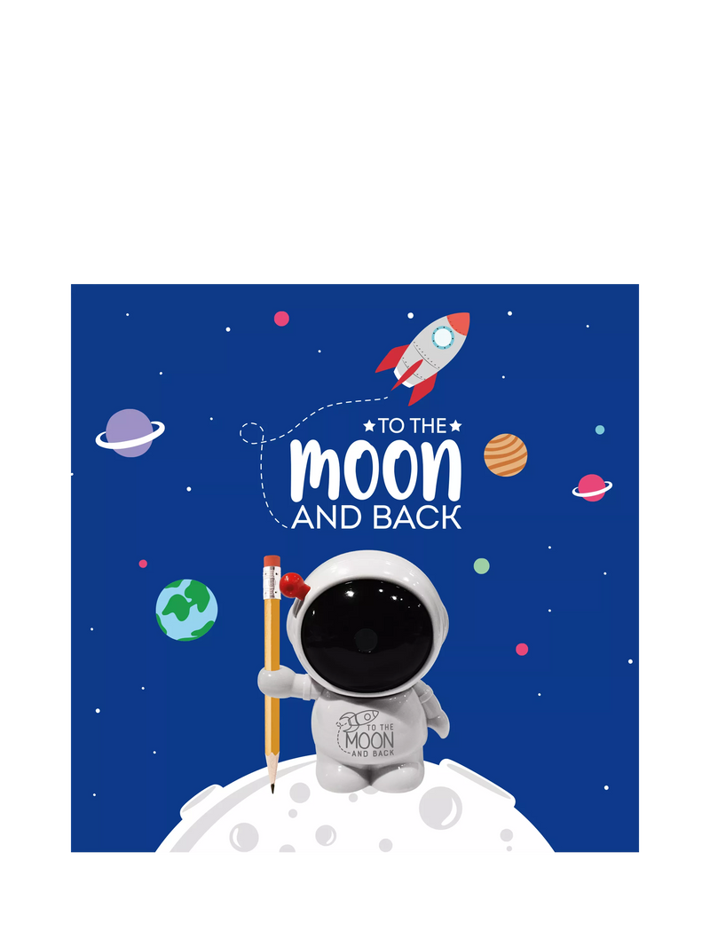 Legami moon pencil sharpener navy blue, UK version
