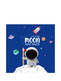 Legami moon pencil sharpener navy blue, UK version