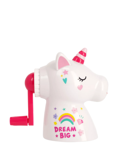 John Lewis Legami Dream Big Unicorn Sharpener, Pink- Buy online at McGrocer