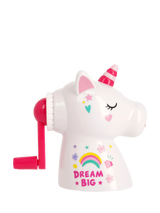 John Lewis Legami Dream Big Unicorn Sharpener, Pink- Buy online at McGrocer